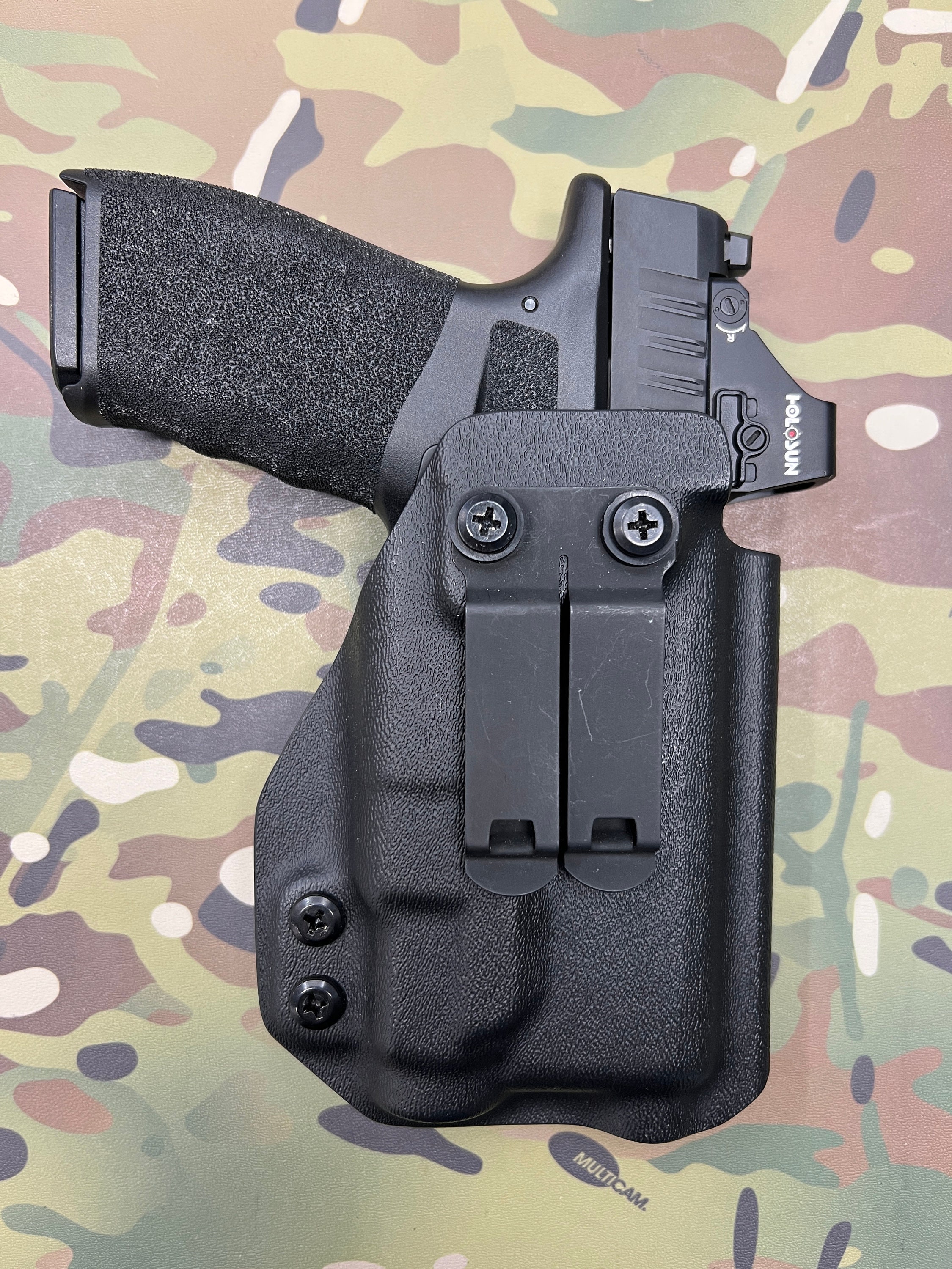 Black Kydex IWB Holster for Springfield Hellcat PRO Streamlight TLR-7 ...