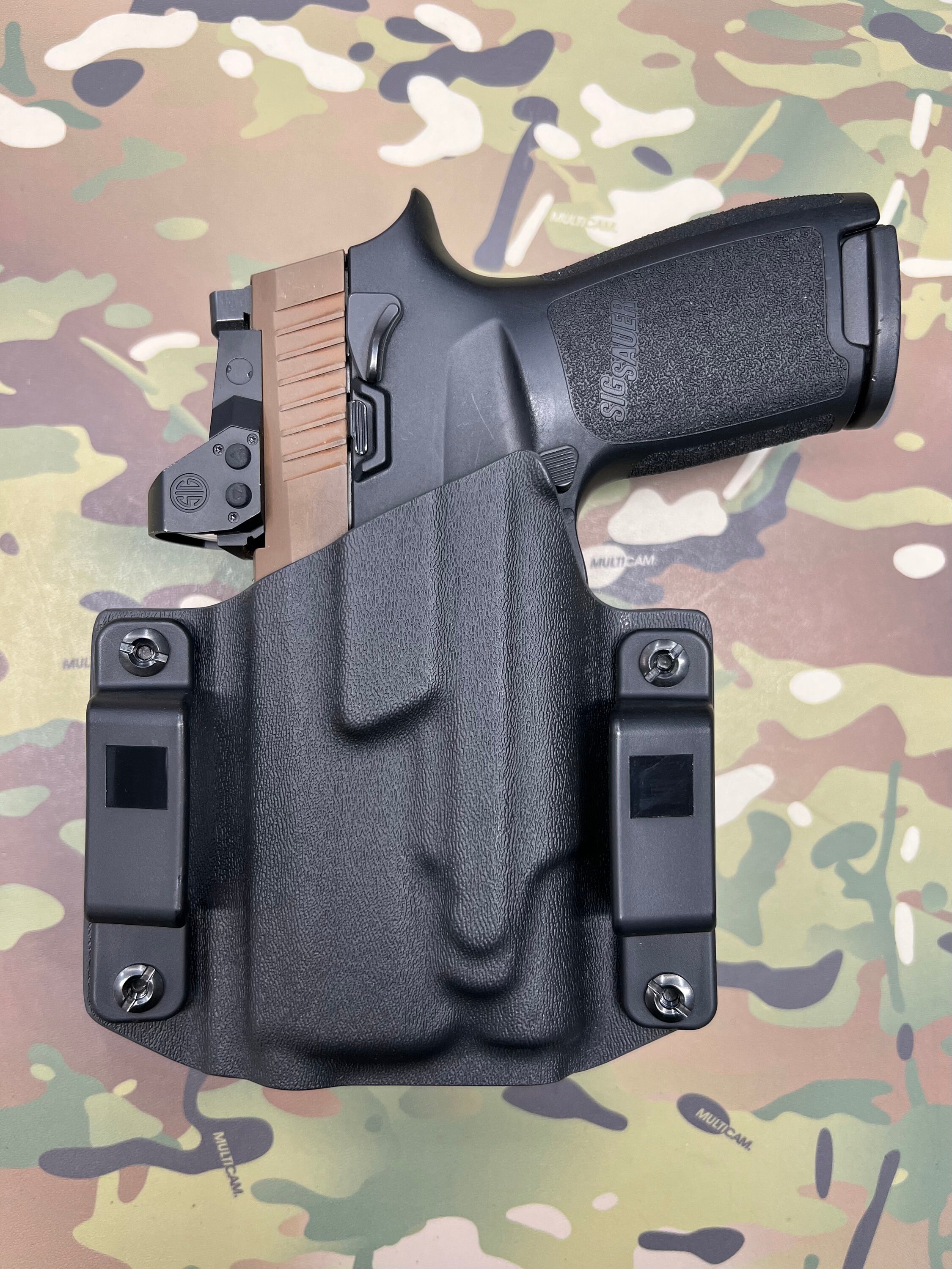 Black Kydex IWB Holster For Sig Sauer P320 Carry Foxtrot 1X