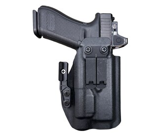 グロック17用ブラックカイデックスホルスター、Olight PL-3R Valkyrie