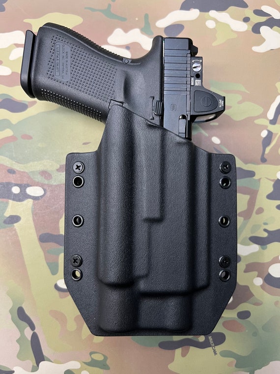 Phillipsarmsco Custom Kydex IWB Holster For Glock 19/23/32 With Olight PL-mini Valkyrie (Right Hand, US Made)