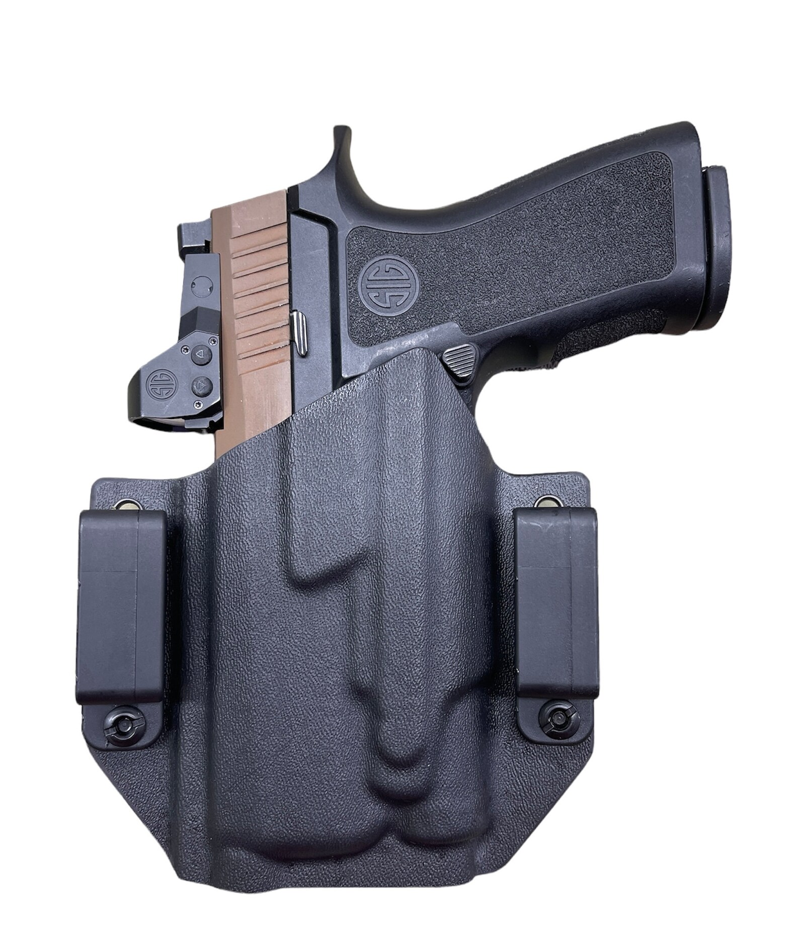 Black Kydex IWB Holster For Sig Sauer P320 Carry Foxtrot 1X