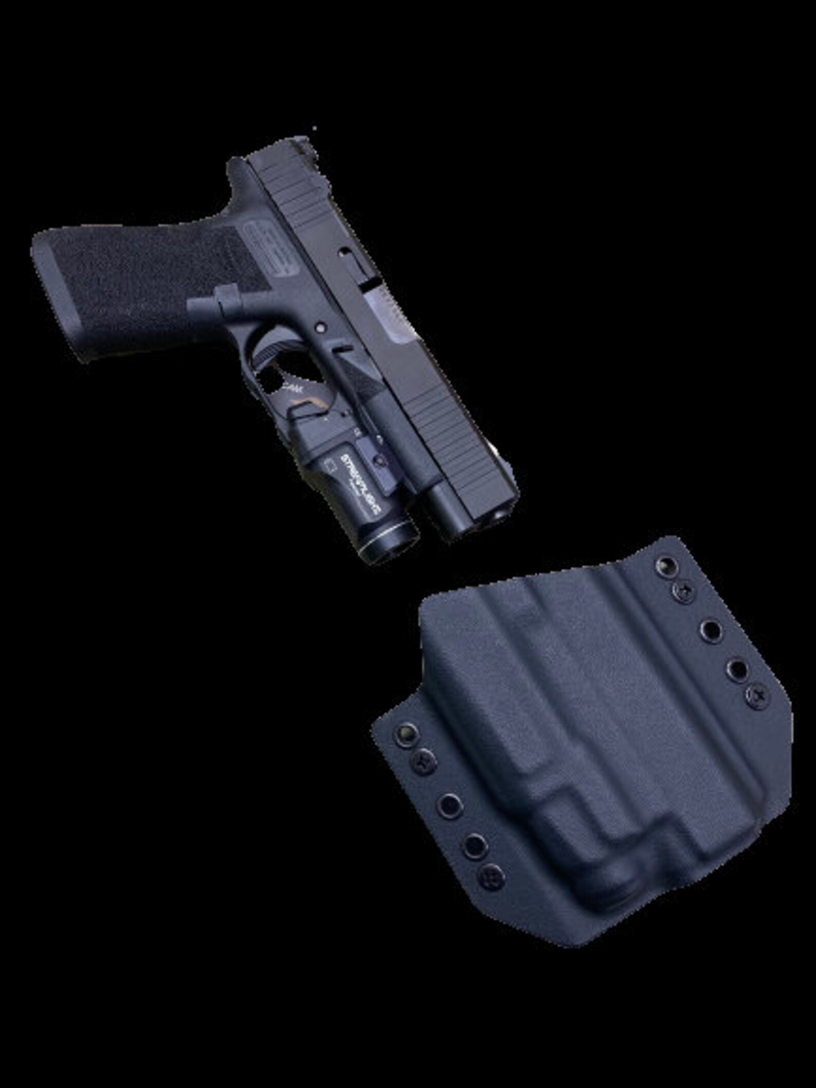 Black Kydex Holster for Glock 48 MOS Streamlight TLR7 Sub Etsy UK
