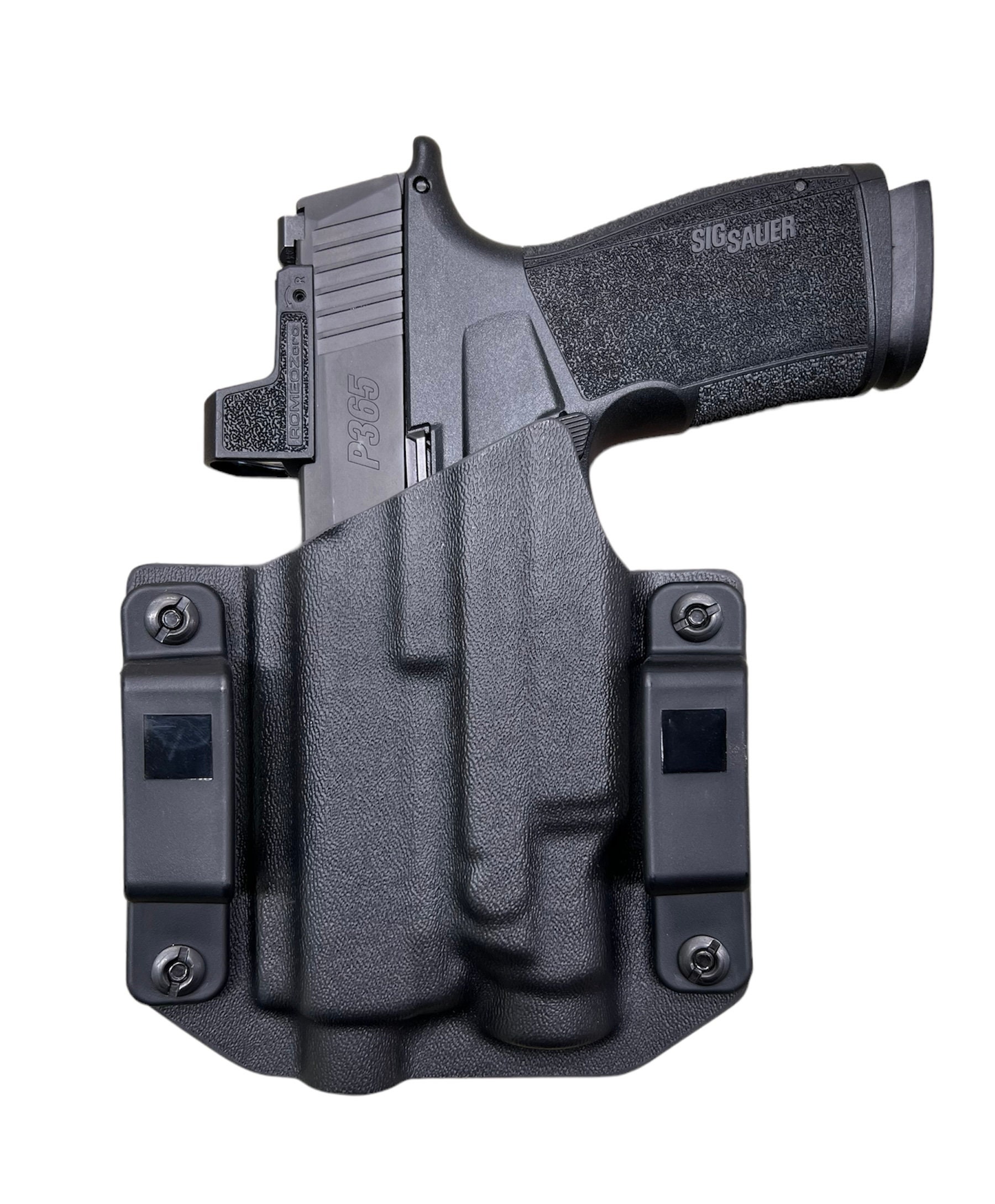 OWB Kydex Holster For Sig P365 X Macro With TLR-7/7A - Right Hand Black Holster