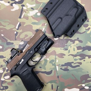 Black Kydex IWB Holster For Sig Sauer P320 Carry Foxtrot 1X