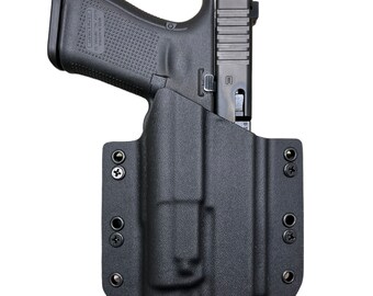 グロック17用ブラックカイデックスホルスター、Olight PL-3R Valkyrie