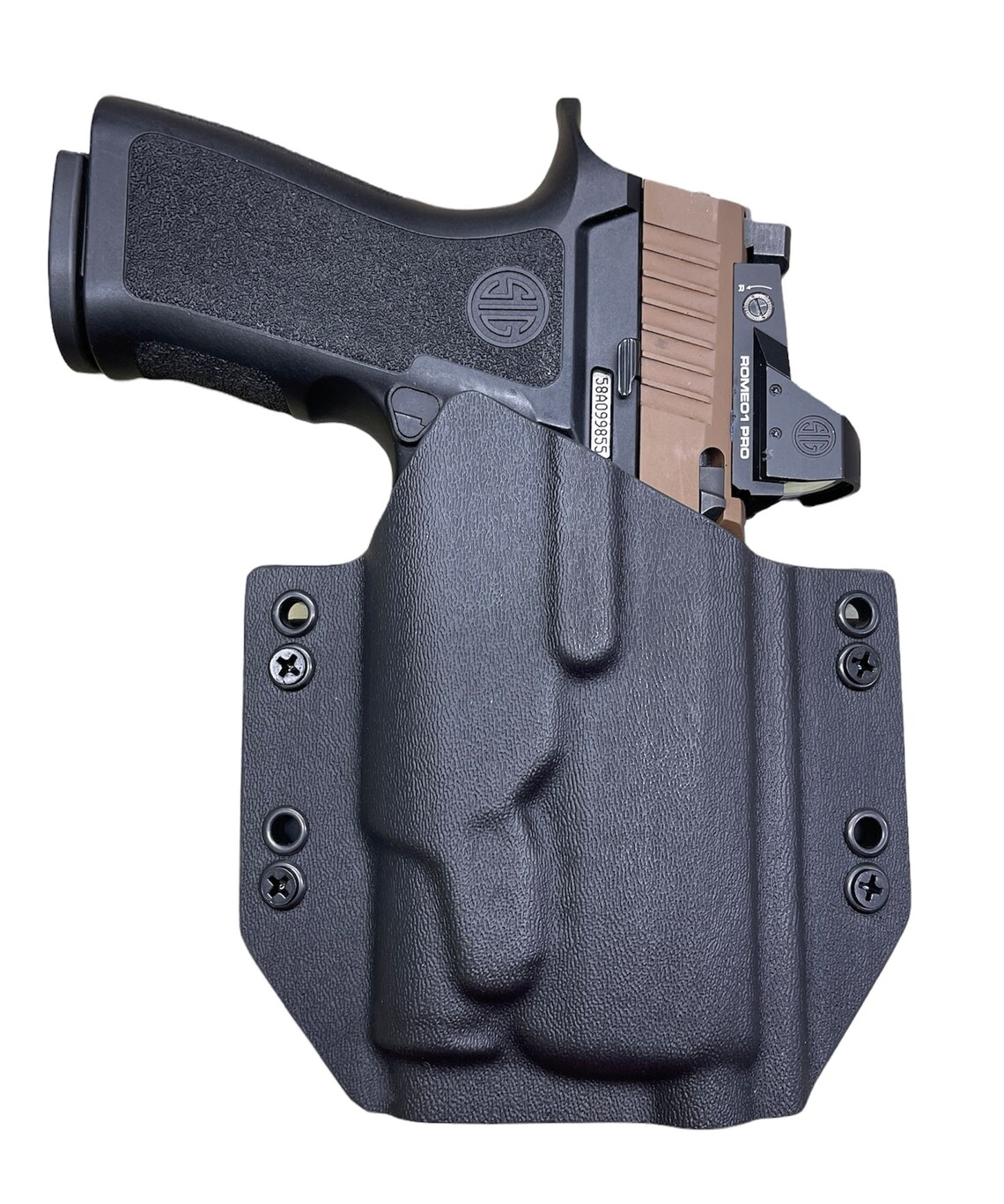 Black Kydex IWB Holster For Sig Sauer P320 Carry Foxtrot 1X