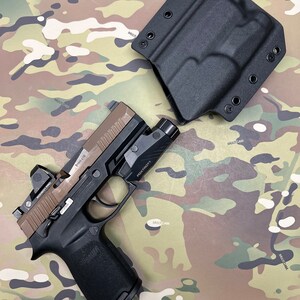 Black Kydex IWB Holster For Sig Sauer P320 Carry Foxtrot 1X