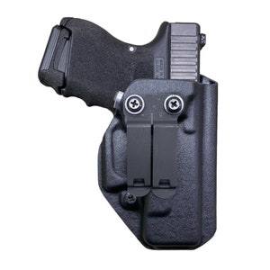 Black Kydex IWB Holster for Glock 26 Gen 5