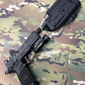 Neptune Concealment IWB Holster For FNX-45 Full Size – Kydex, Dual Color, MOD Wing, Veteran Made