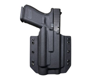 Black Kydex Holster for Glock 19 Gen 5 Olight BALDR PRO R