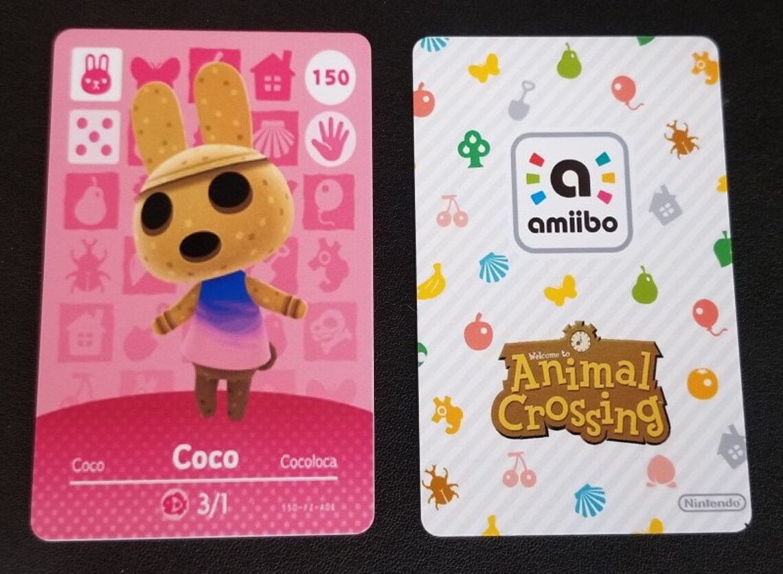 COCO Custom Animal Crossing New Horizons ACNH NFC Amiibo Etsy