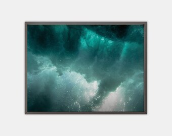 ocean print underwater print underwater wave Ocean photography underwater photo wall art ocean art home decor pristine underwater