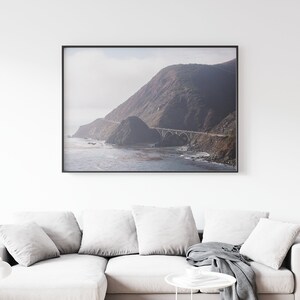 Big Sur Print, Bixby Bridge Photo, Northern California Wall Art, Big Sur National Park Printable Wall Art