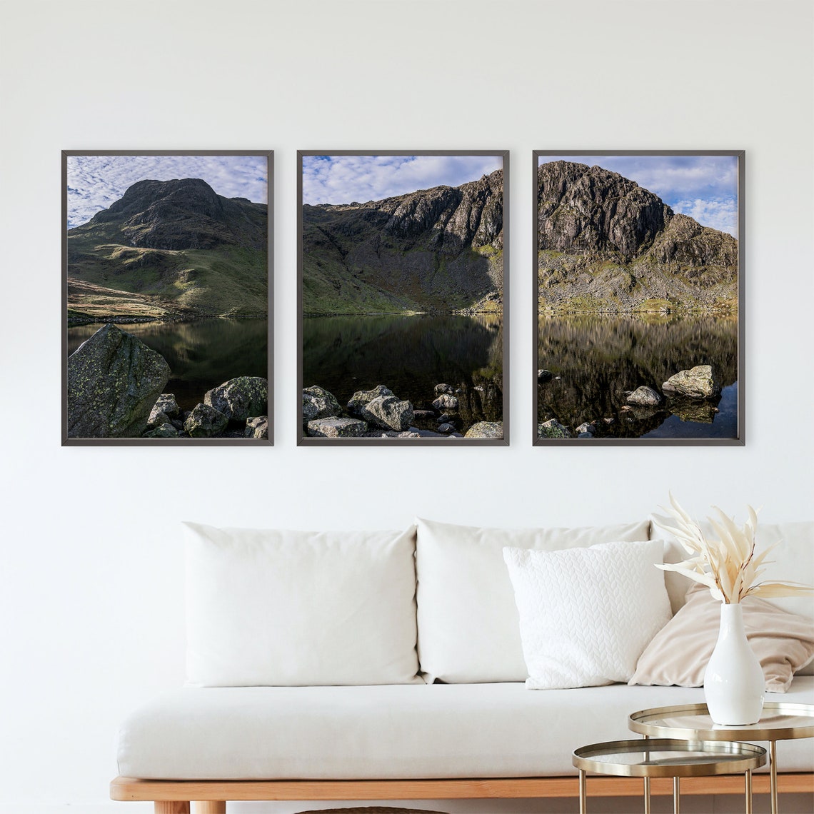 Set di 3 Lake District Wall Art Gallery Wall Set Hiking Etsy