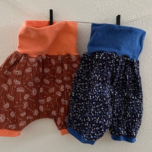 short baby bloomers summer muslin size 62/68