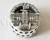 Pandora, Bracelet Charms, Beads, Dangles New s925 Sterling Silver SPARKLING BUCKINGHAM PALACE Charm Stamped