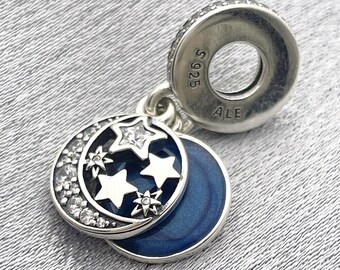 Pandora Moon and Back Charm - Etsy