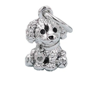 Pandora, Bracelet Charms, Beads, Pendants / New / s925 Sterling Silver POODLE PUPPY DOG Charm/Dangle / Stamped