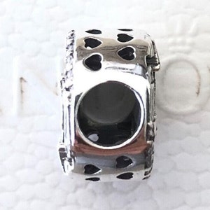 Pandora, Bracelet Charms, Beads, Dangles / New / s925 Sterling Silver SPARKLING BUCKINGHAM PALACE Charm / Stamp image 3