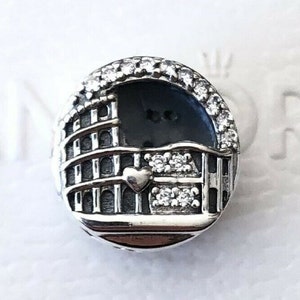 Pandora, Bracelet Charms, Beads, OpenWorks / New / s925 Sterling Silver ROME COLOSSEUM Openwork, CZ, Charm / Stamp