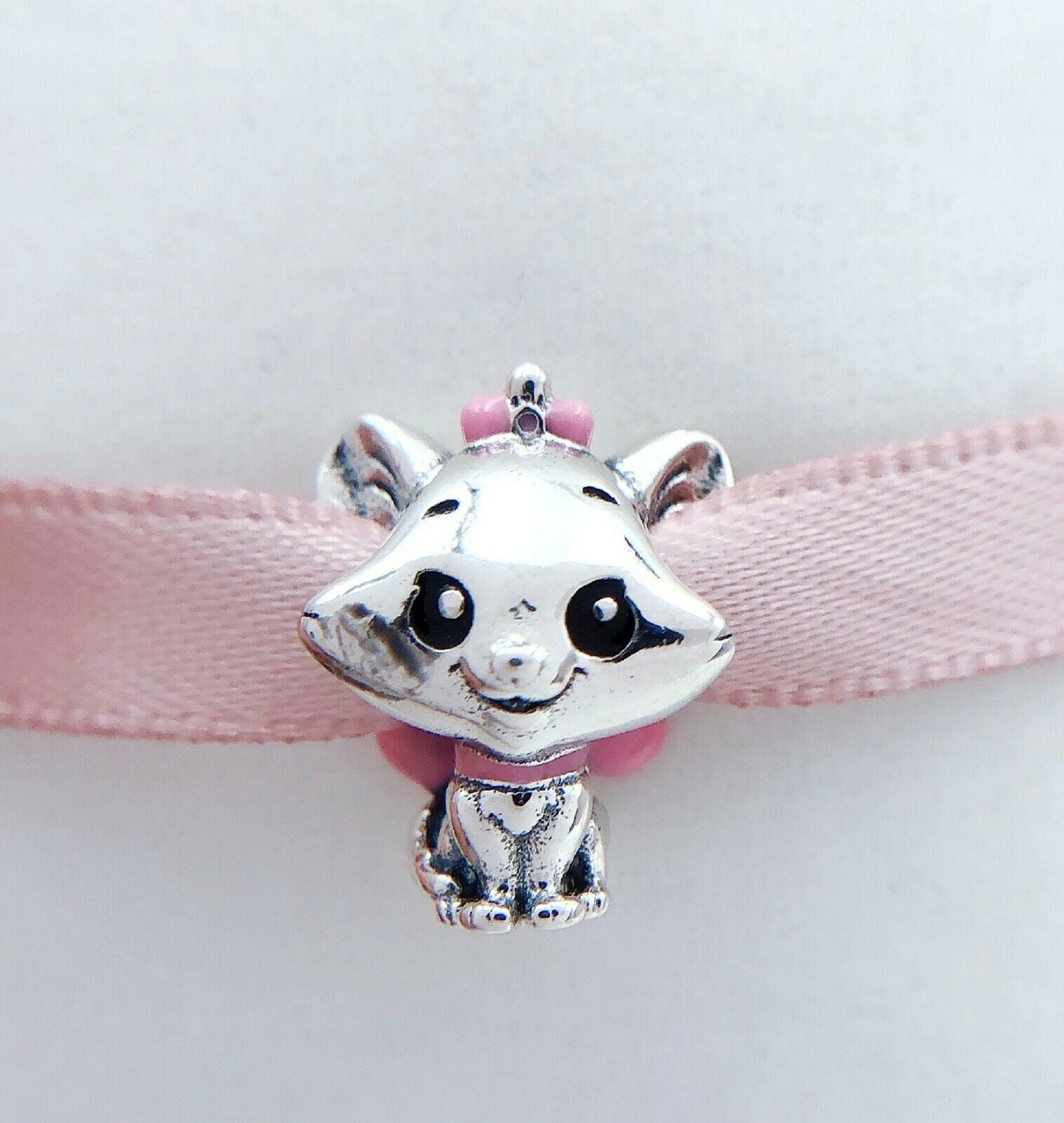 Pandora Bracelet Charms Beads Clips Dangles New S925 Sterling Silver Disney the Aristocats Marie Pink Charm Threaded Stamp Etsy