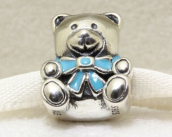 Pandora, Bracelet Charms, Beads, Clips,Pendants / New / s925 Sterling Silver ITS_A BOY Charm / Threaded / Stamped