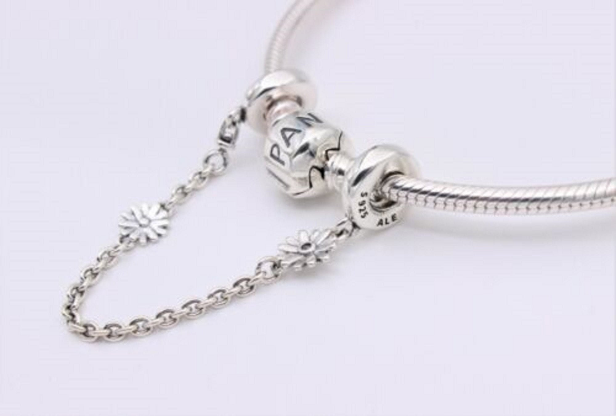 Pandora Bracelet Charms Beads Clips SAFETY CHAIN / New / Etsy