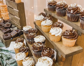 Tiered Cupcake Stand - Dessert Stand - Collapsible Stand