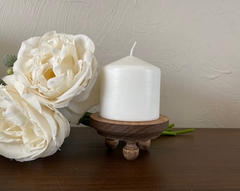 Mini Round Wood Riser