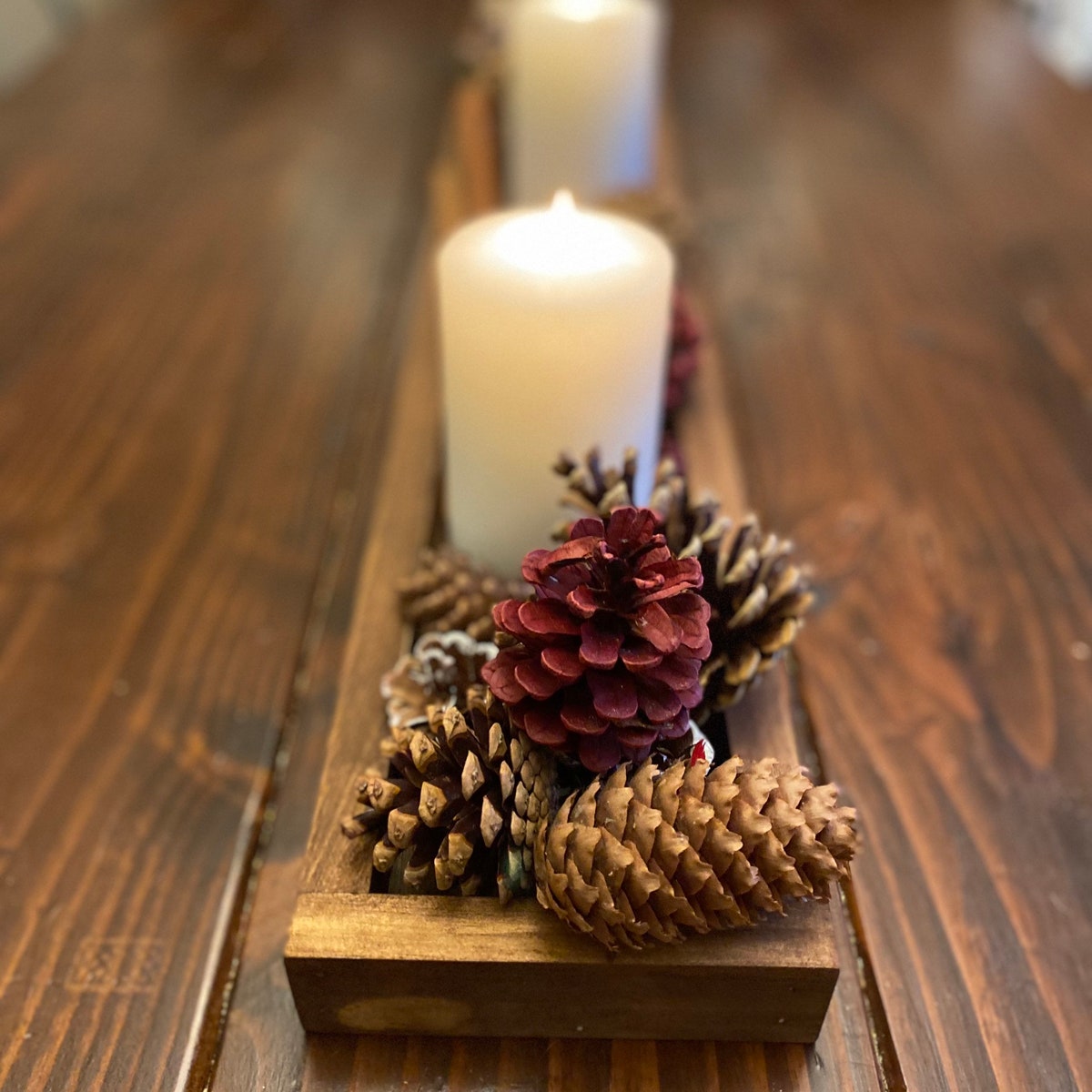 Long Centerpiece Tray - Narrow Tray - Raised Tray - Narrow Long Charcuterie Board - Grazing Board - Mantle Tray - Farmhouse Decor