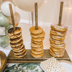 Wooden Donut Holder | Donut Bar Display Stand | Dessert Table Donut Holder | Custom Donut Stand |