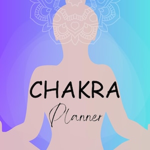 Chakra Healing Workbook Printable Spiritual Book Chakra Planner Third Eye Opening & Energy Balancing Printable, Handmade Healing Aid