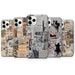 Art Aesthetic Newspaper Phone Cases For iPhone 12.12 pro, 12 mini, 7,8+, XS,XR,SE 2020,11 & Samsung S10,A40,A50,51, Huawei P20,P30 Pro  A42 