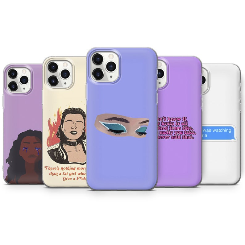 Euphoria Mood Phone Cases For iPhone 12 7,8+, XS,XR,SE 2020,11 & Samsung S10,A40,A50,51, Huawei P20,P30 Pro A1 A102 
