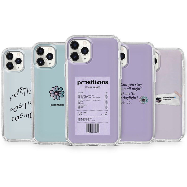 Positions music album Phone Cases For iPhone 13, 13 Pro Max, 12 7,8+, XS,XR,SE 2020,11 & Samsung S10,A40,A50,51, Huawei P20,P30 Pro A1 A121 