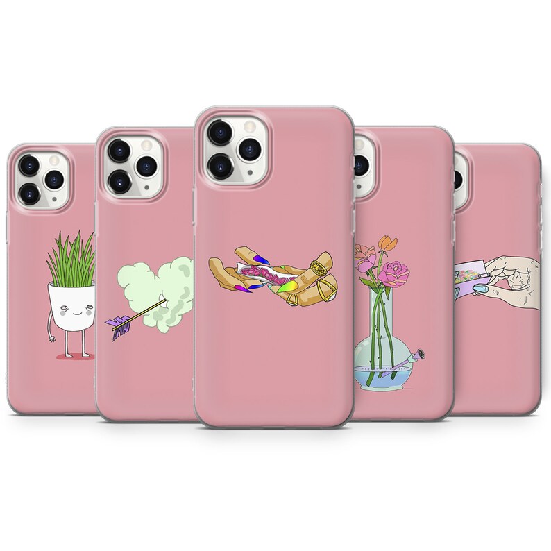 Weed Girls Marihuana Lovers Phone Cases aesthetic high For iPhone 12 7,8+, XS,XR,SE 2020,11 & Samsung S10,A40,A50,51, Huawei P20,P30 Pro С59 