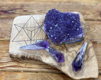 rough cut amethyst