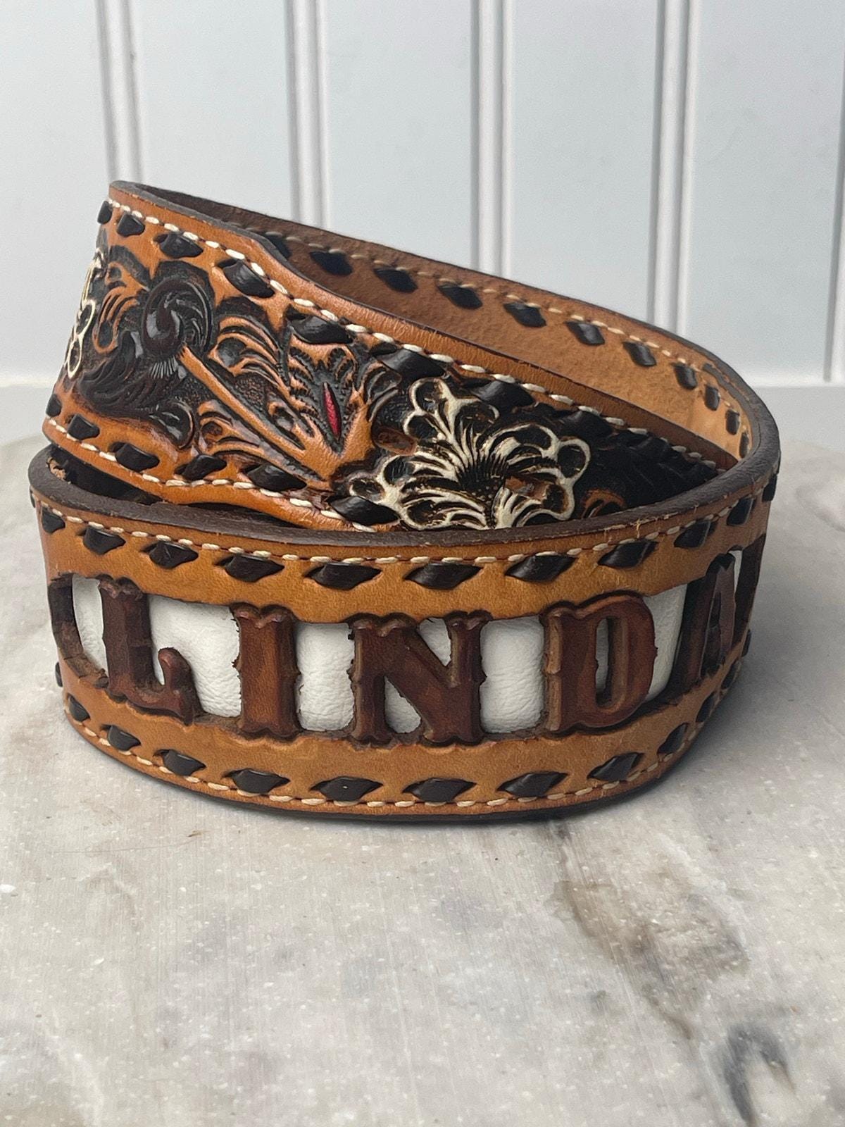 Vintage Nocona Belt - Etsy