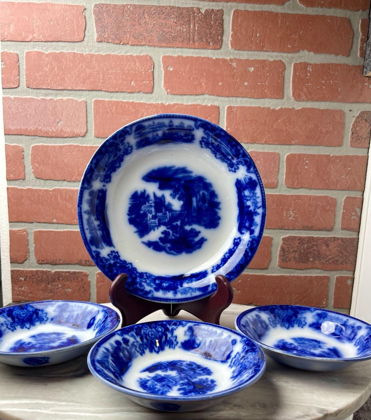 ★専用★アンティークフロウブルー Grindley Melbourneプレート Flow Blue Melbourne - Etsy