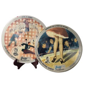 Vogue Picture Record Lot 2 R755 R722 Charlie Shavers Clyde McCoy 78 RPM Vintage