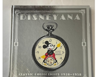 Disneyana Classic Collectibles 1928 to 1958 1st Edition, Hardcover Book by Robert Heide, Vintage Disney Collector Gift, 1994