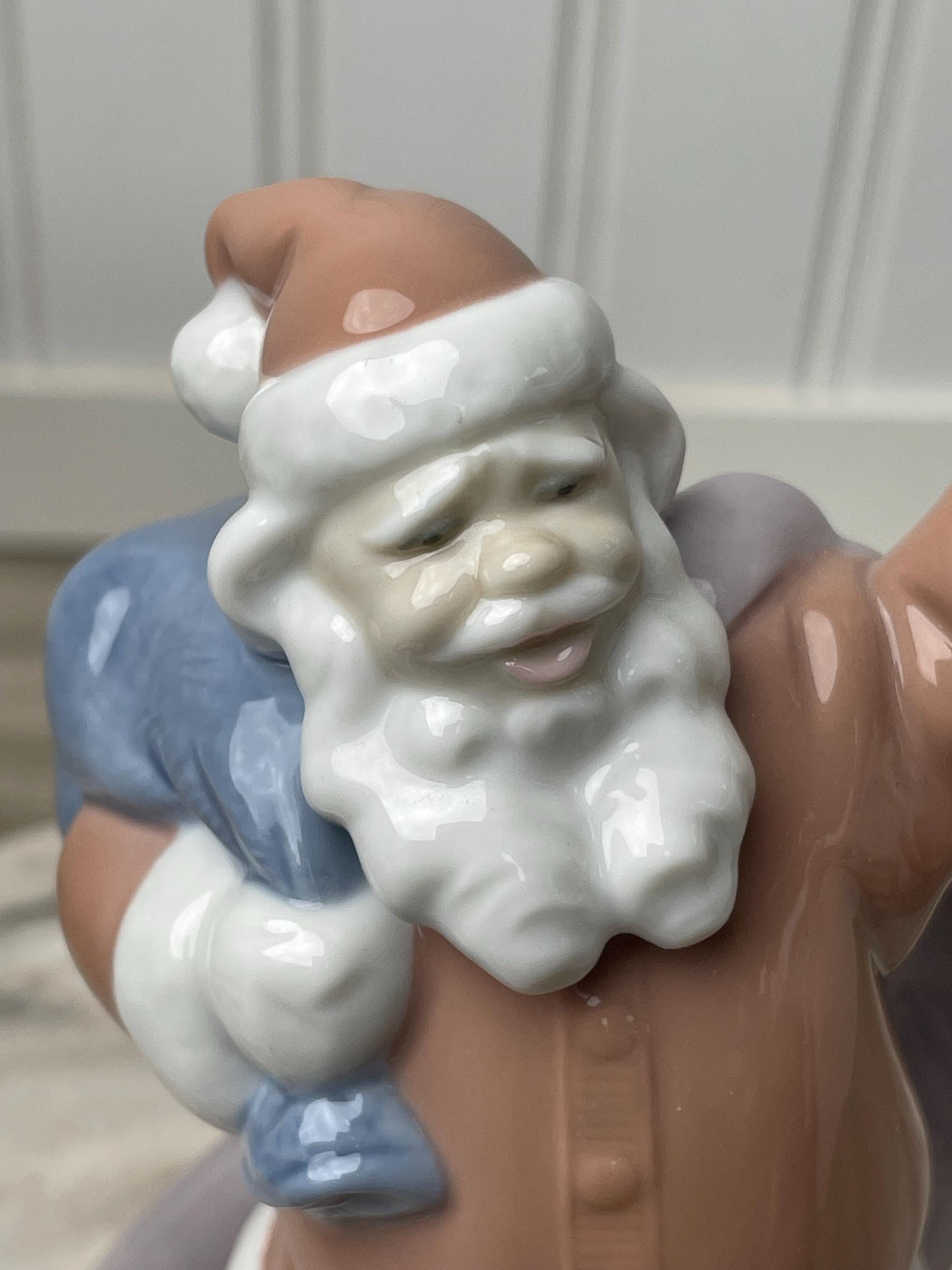 【廃盤・希少】 Lladró（リヤドロ）Jolly Santa#6500 Lladró Santa 1997 Model #6500 Premiere Issue Vintage Original Box