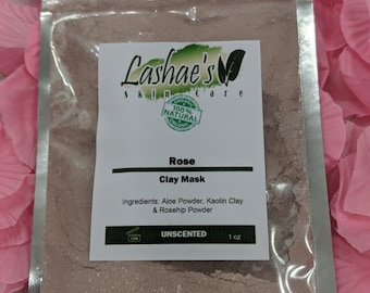 Rose clay mask