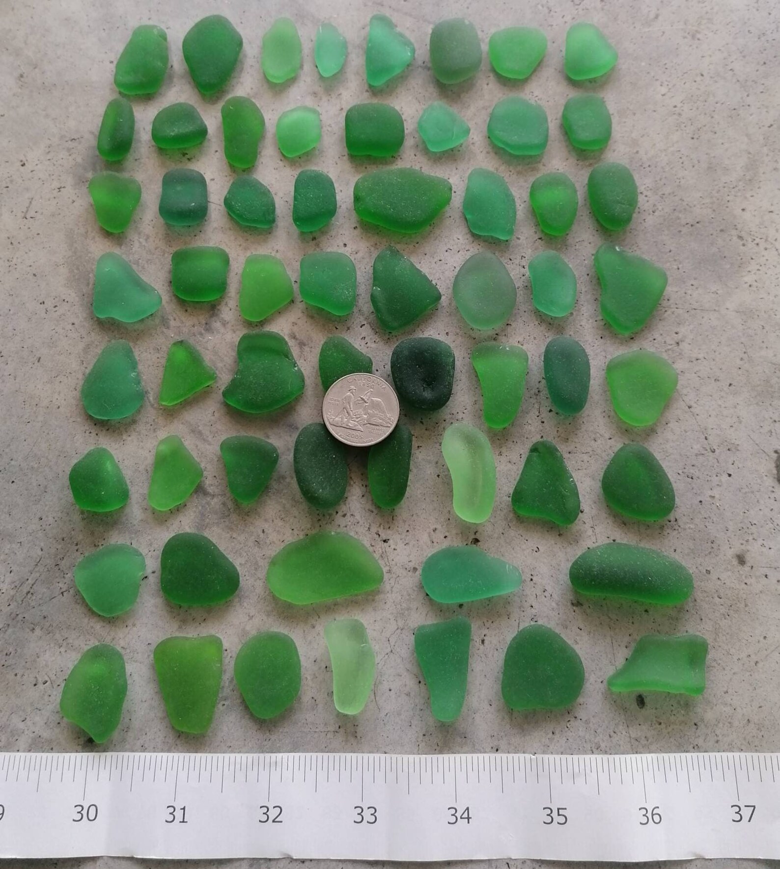 Green Sea Glass. Etsy