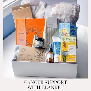Cancer care package for women, Chemo support gift basket, comfort recovery box, Chemo Gift, Post Surgery Recovery, Mastectomy, Get Well Soon