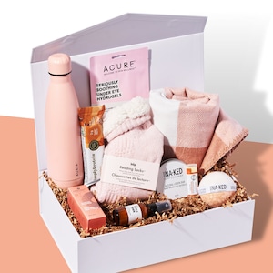 Paquet de soins pour elle, merci, pensée à vous, cadeau d'encouragement, panier-cadeau de rétablissement, anniversaire, cadeau de sympathie, condoléances, SKU1009