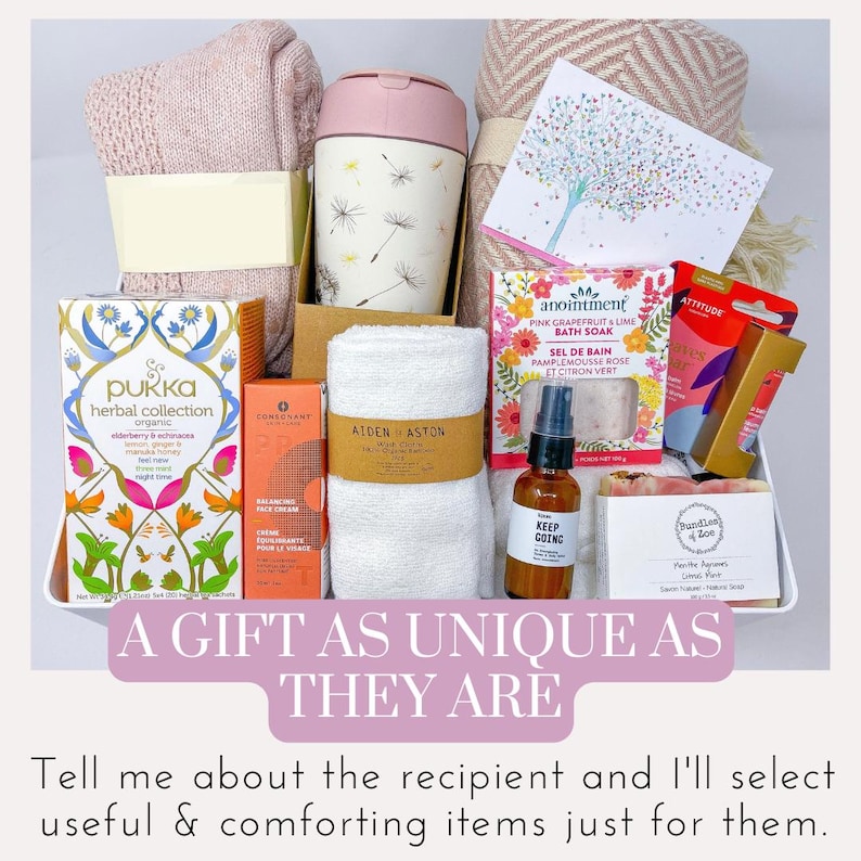 Personalized Organic Spa Gift Box: Custom Self-Care Package afbeelding 5
