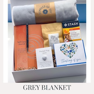 Thinking of You Care Package, Sympathy Gift Basket, Bereavement Gift Basket, Grief Care Package, Condolence gift box, Condolence Blanket Box