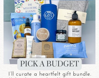 Personalized Cancer Support Gift Box: Clean Products, Self Care Package