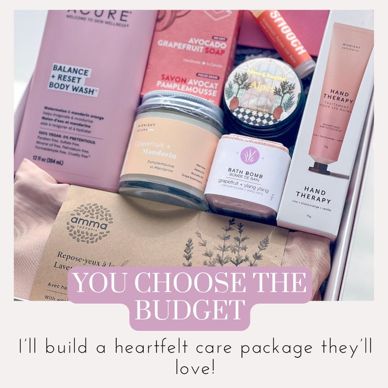 Personalized Organic Spa Gift Box: Custom Self-Care Package afbeelding 3